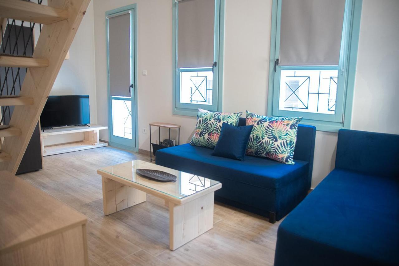 Agiopetra Lofts Apartment Kavala Bagian luar foto