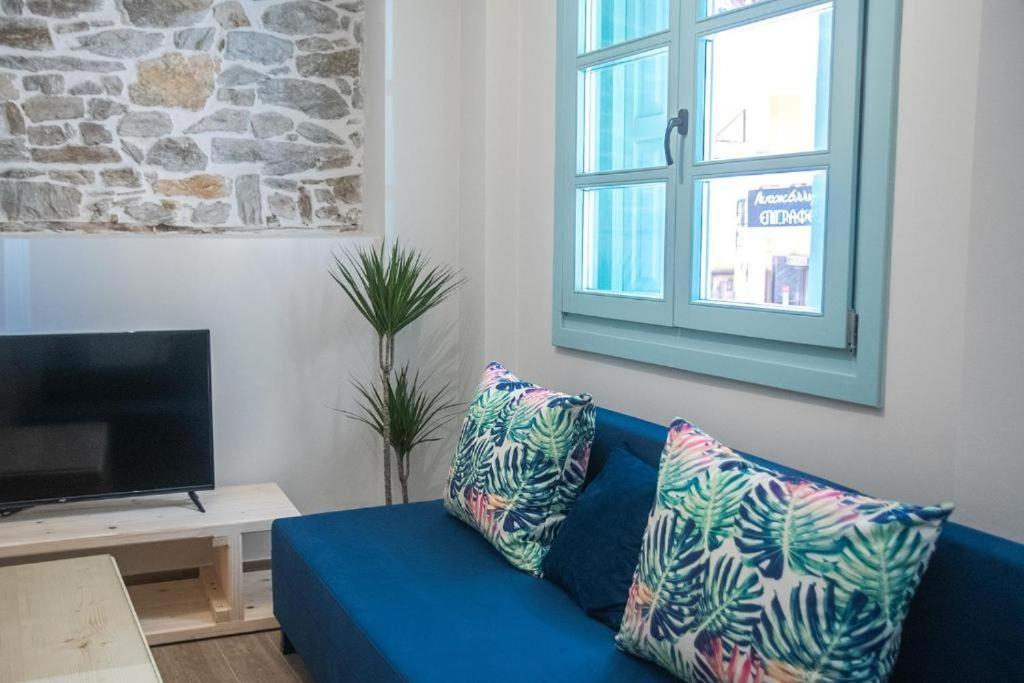 Agiopetra Lofts Apartment Kavala Bagian luar foto